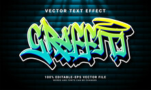 Graffiti 3D Text Effect, Editable Text And Colorful Text Style