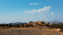 Natural Rock Outcropping Semi-desert Of Southern California.