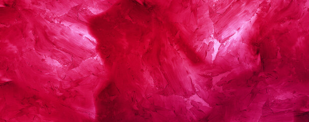 Wall Mural - Rich red background texture,  stucco stone or wall textured banner with elegant holiday color and design