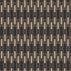 Canvas Print - Seamless vertical geometric pattern vector