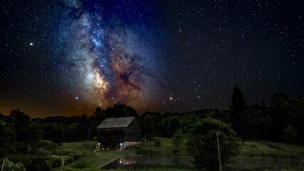 Wall Mural - John Brown Farm (Adirondack Mountains Time Lapse