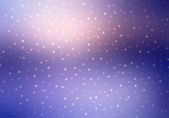 Wall Mural - Magical Christmas night shimmering dark violet blue defocus illustration. Sparkles fly on winter natural outdoor background. 