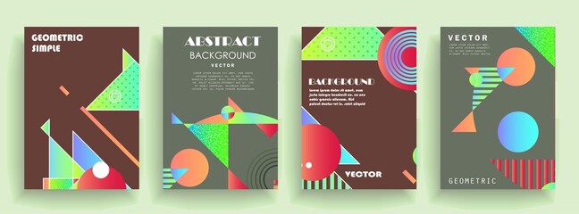 Modern abstract covers set, Modern colorful wave liquid flow poster. Cool gradient shapes composition, vector covers design.	