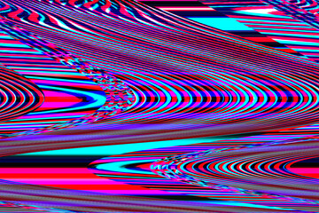 Wall Mural - glitch universe background old tv screen error digital pixel noise abstract design photo glitch tele
