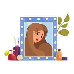 Sticker - Makeup Flat Icon