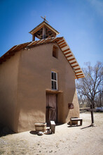 Old Adobe Church, Santa Fe, New Mexico, 