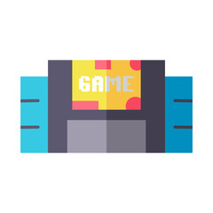 Wall Mural - Isolated video game cassette icon Vector illustration