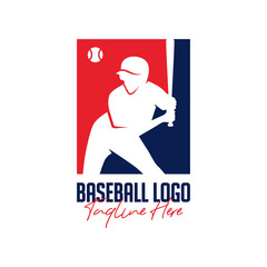 Wall Mural - baseball sports inspiration illustration logo design