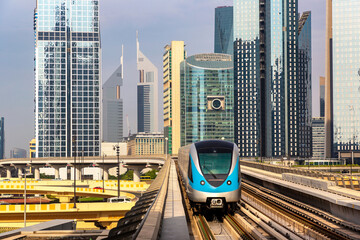 Wall Mural - Metro railway in Dubai