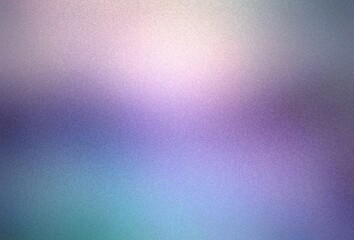 Poster - Winter view from glass half transparent frostey texture. Shiny sanded surface of lilac blue shades.