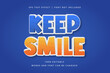 Keep Smile Editable Text Effect
