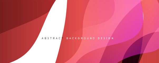 Trendy simple fluid color gradient abstract background with dynamic wave line effect. Vector Illustration For Wallpaper, Banner, Background, Card, Book Illustration, landing page