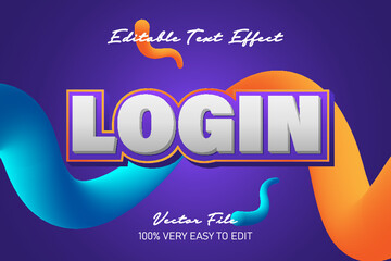 Sticker - purple colorful text effect