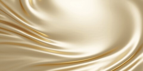 Pearl cloth background with copy space 3D render