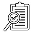 Standard process icon outline vector. Policy compliance