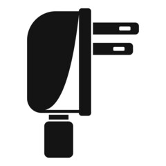 Sticker - Mobile cell charger icon simple vector. Charge phone