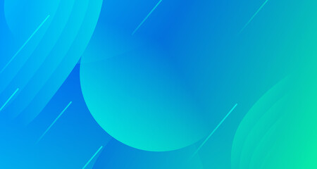 Wall Mural - abstract blue futuristic background with waves for business banner design template. vector