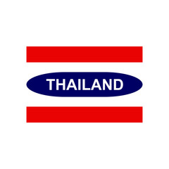 Canvas Print - Made in Thailand product label emblem logo design