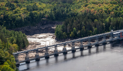 Aerial View of Shawinigan from La Cite de l''Energie