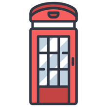 Telephone Booth Icon