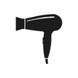 Hair dryer icon. Vector. Flat design. Isolated.