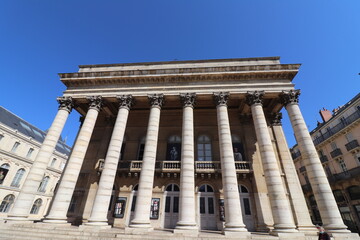 Wall Mural - Le grand théâtre, vue de l'exterieur, ville de Dijon, departement de la Cote d'Or, France