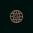 © SUPERGHONAM - Letter G globe logo design illustration vector template. Universal world icon