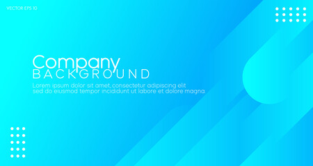 Wall Mural - blue abstract dynamic company background. modern concept for business promotion style.