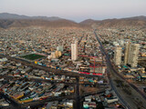 Fototapeta Miasto - Vistas aéreas de la ciudad de Antofagasta de Chile