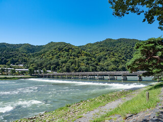 Poster - 京都・嵐山の渡月橋