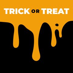 Wall Mural - Trick or Treat. Vector illustration