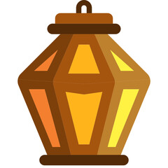 Poster - lantern flat icon