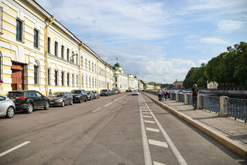 Russian road in St. Petersburg