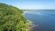 view of the Volga river in the Nizhny Novgorod region	