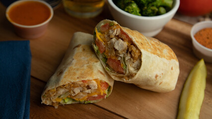 Wall Mural - chicken wrap