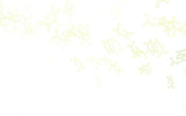 Wall Mural - light green, red vector pattern with artificial intelligence network.