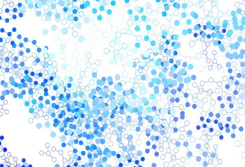 Wall Mural - light blue vector texture with artificial intelligence concept.