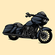 Illustration Of A Motorcycle