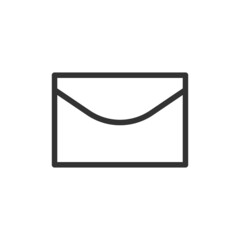 Poster - Envelope line icon in trendy style.