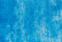 Abstract Blue Background Texture Concrete Wall