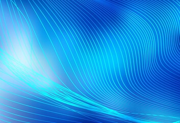 Wall Mural - light blue vector blurred shine abstract background.