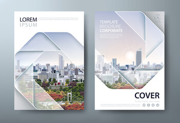 annual report brochure flyer design template vector, leaflet cover presentation, book cover.