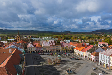 Wall Mural - Old center in town Jicin - Czech Republic