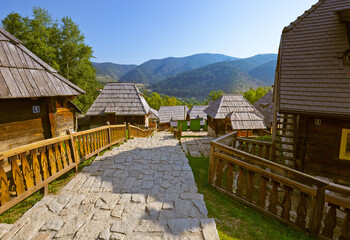 Traditional village Drvengrad Mecavnik - Serbia