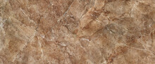 Brown Marble Stone Texture, Polished Ceramic Tile Surface