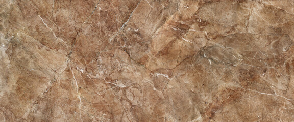 Wall Mural - brown marble stone texture, polished ceramic tile surface