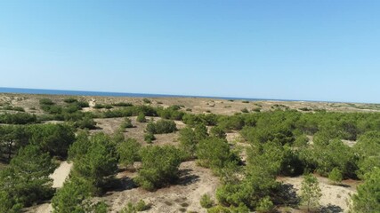 Poster - Littoral du Cap Ferret, vue aérienne en Gironde