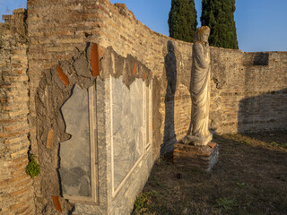 Wall Mural - old ancient ostia archeological ruins