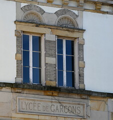 Canvas Print - lycée de garçons