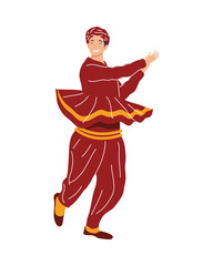 Poster - navratri male dancer character